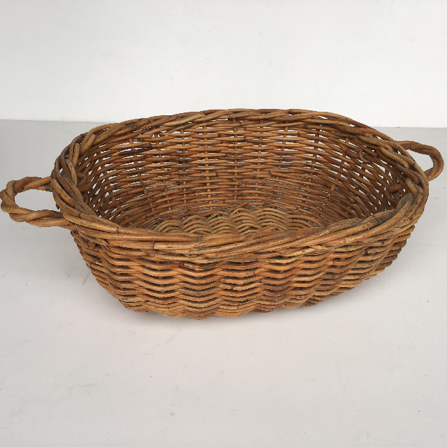 BASKET, Shallow Medium Flat Handles